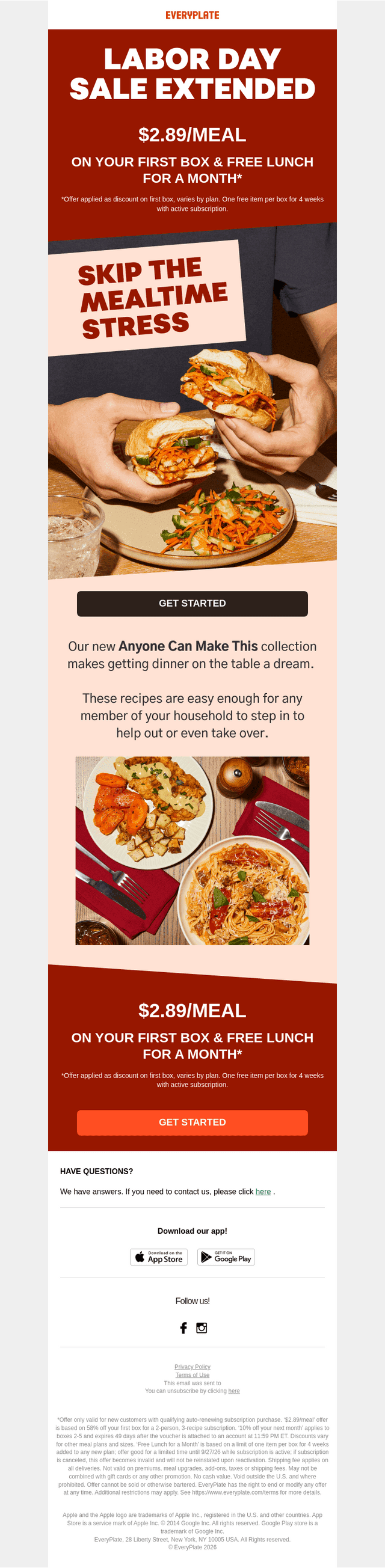 Not every meal needs to be a production