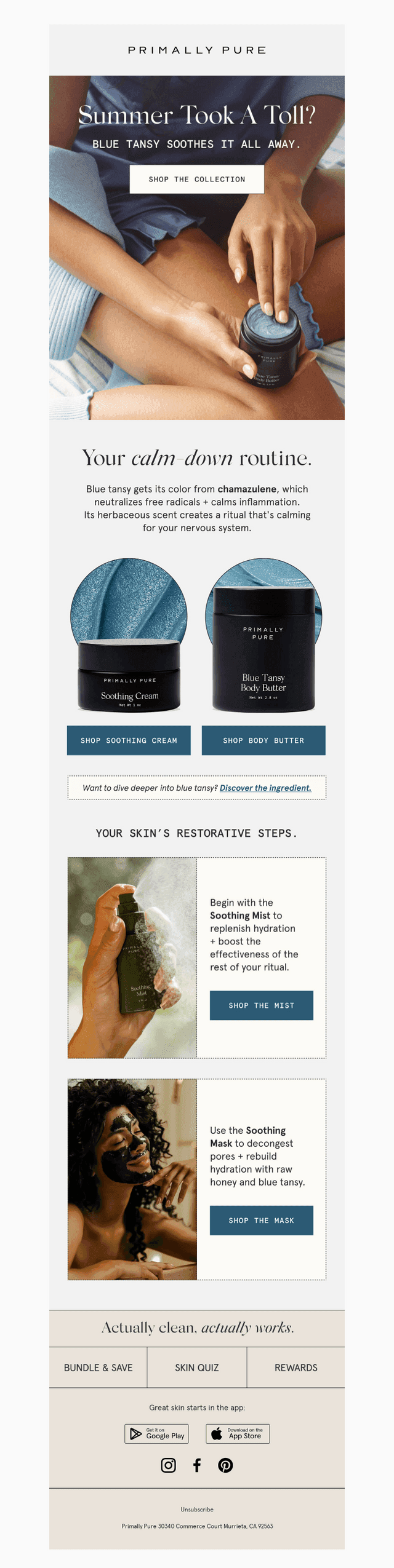 Primally Pure Skincare email from Wed, Sep 9, 2026
