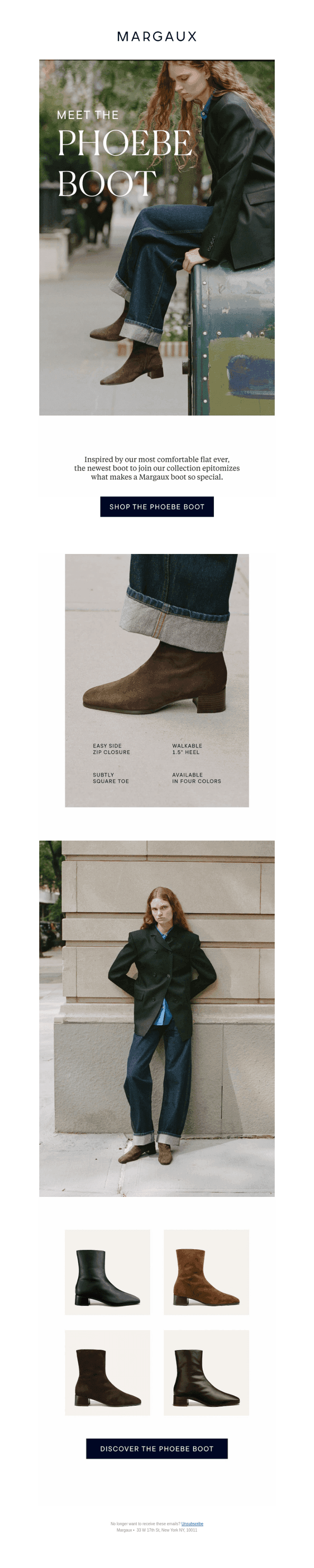 The Phoebe Boot is new for fall