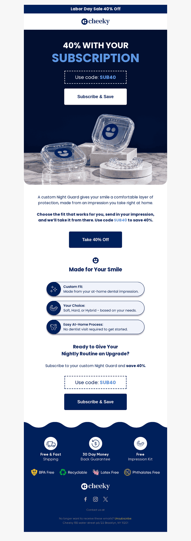 Your Night Guard, Now 40% Off