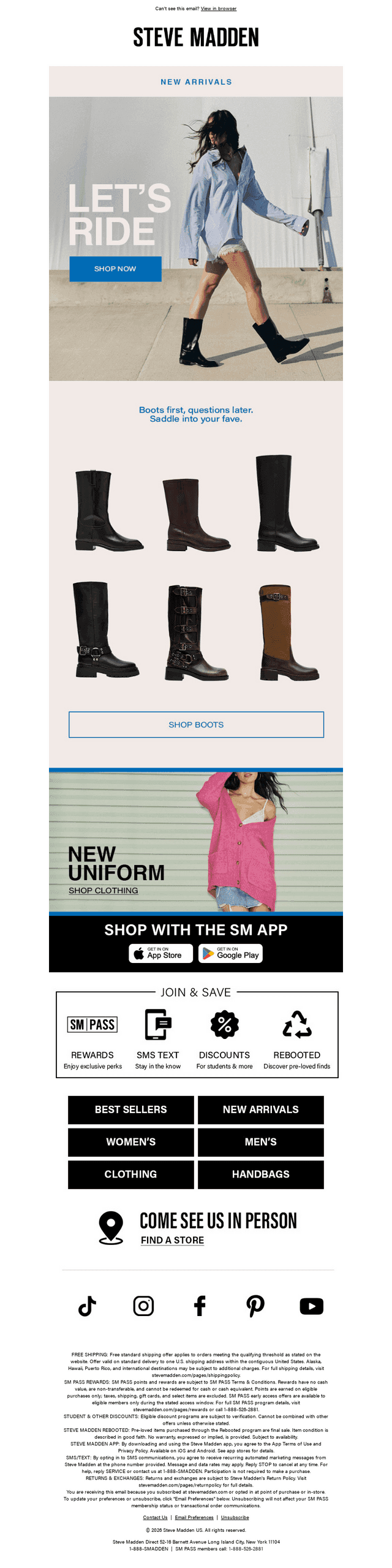 New Arrivals: Riding Boots