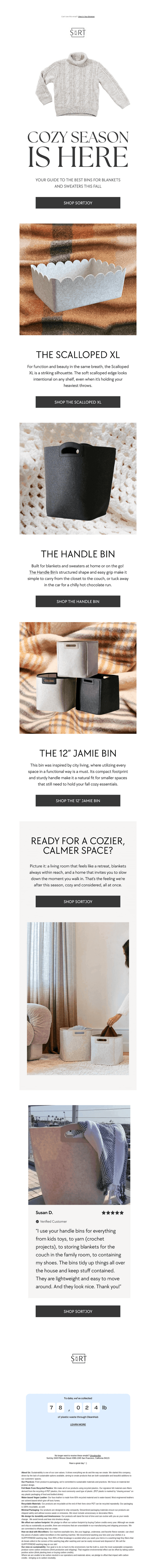 Blanket & sweater season is here!