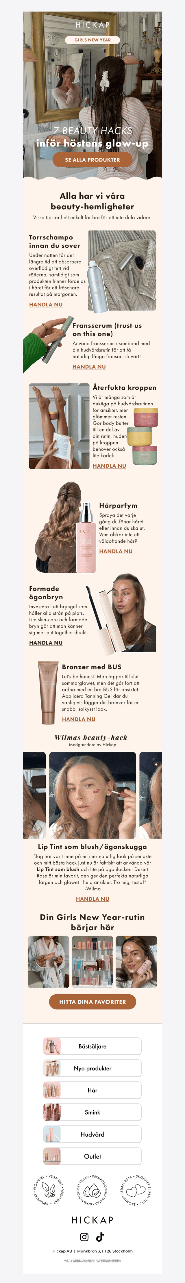 7 Beauty hacks för hösten ✨