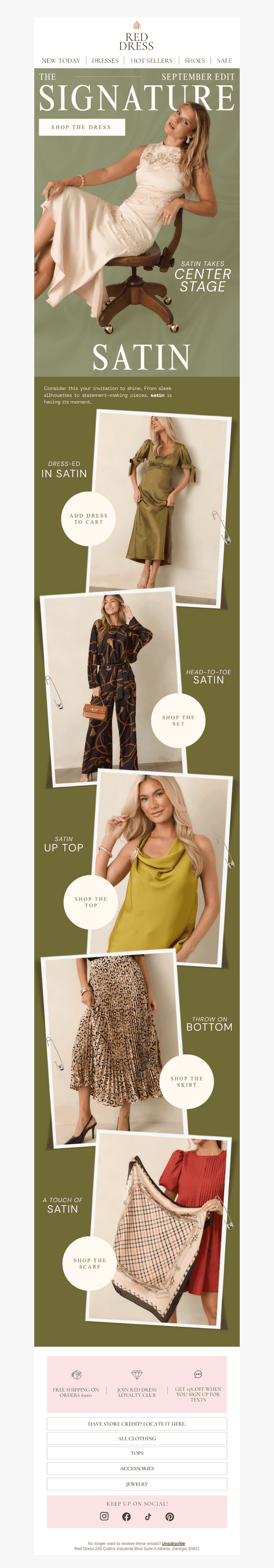 Satin Alert! It’s everywhere!😍