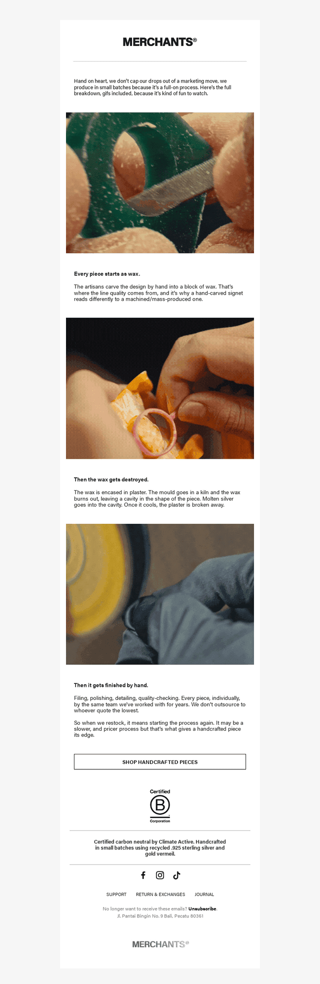 Why we cap how many we make