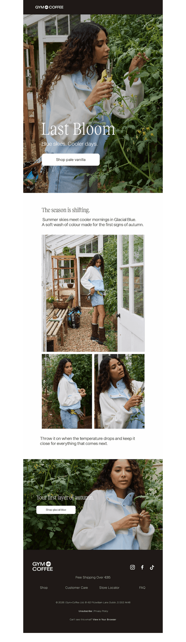 A cooler shade for cooler days