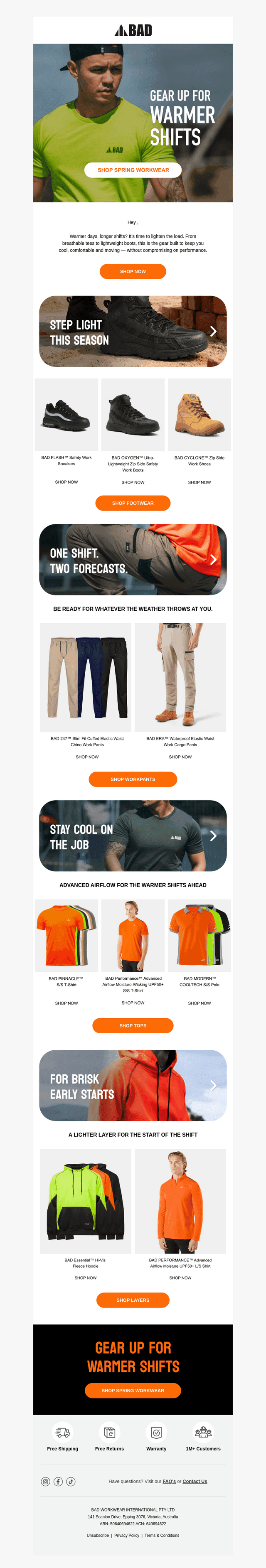 Your Workwear, Ready For Spring