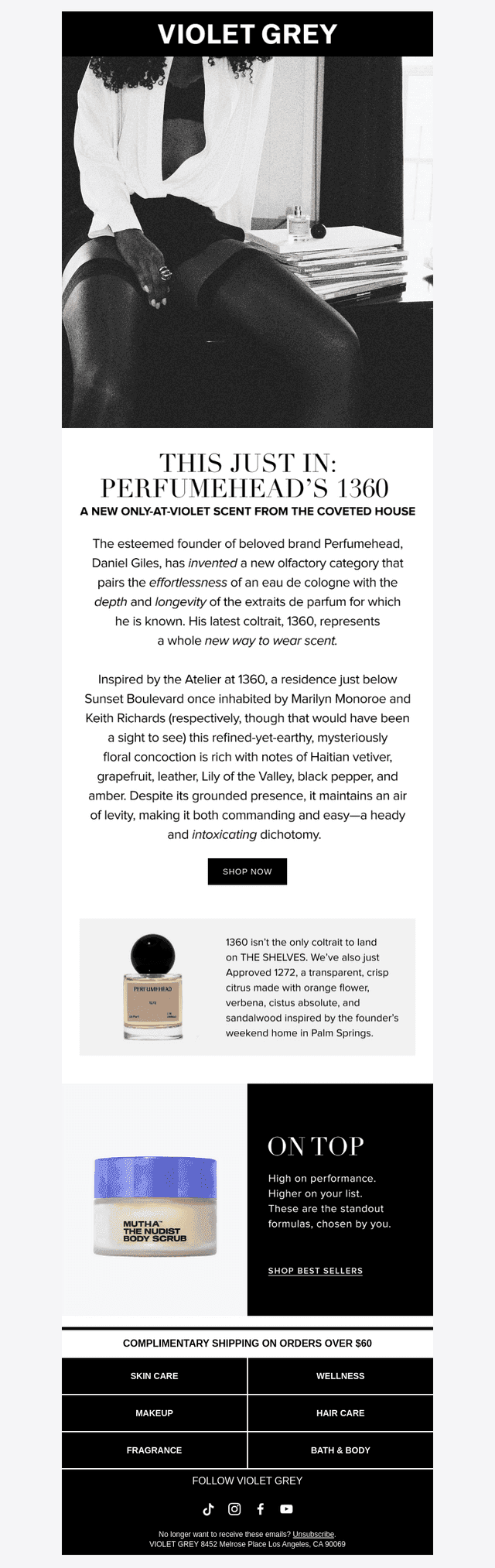 Perfumehead’s New Only-at-VIOLET Scent