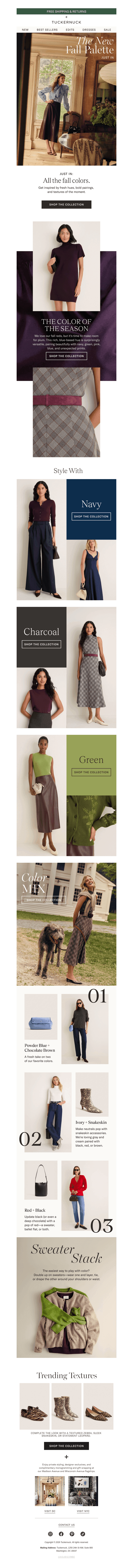 Just In: The New Fall Palette