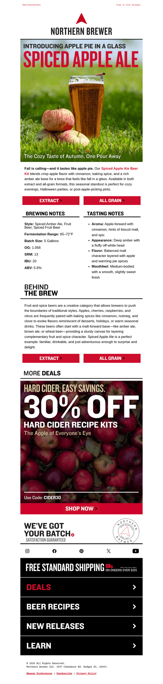 Northern Brewer email from Thu, Sep 10, 2026