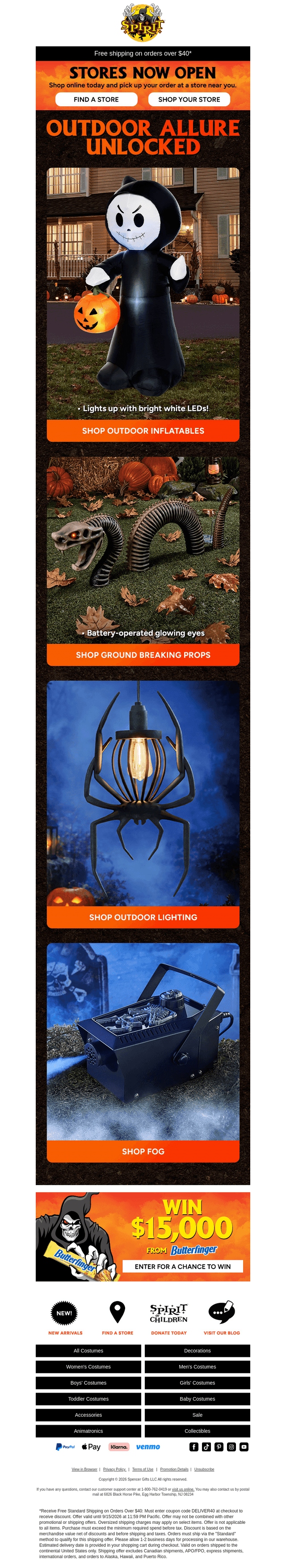 New outdoor Halloween décor 👻