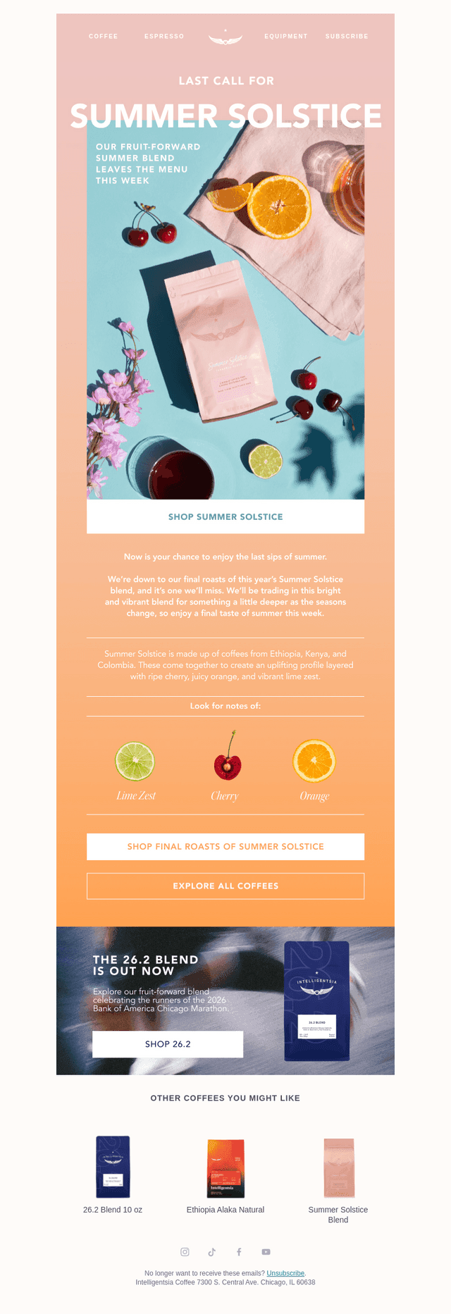 Intelligentsia Coffee email from Thu, Sep 10, 2026
