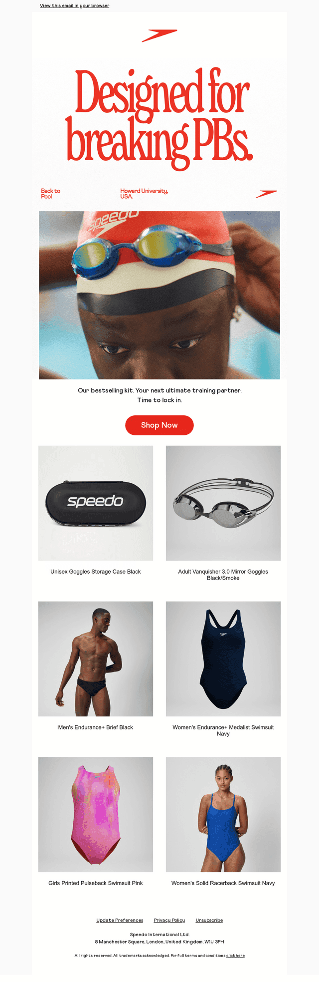 Speedo USA email from Thu, Sep 10, 2026