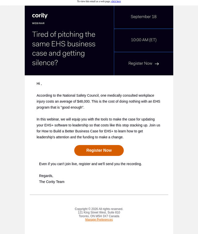 Tired of pitching the same EHS business case and getting silence?