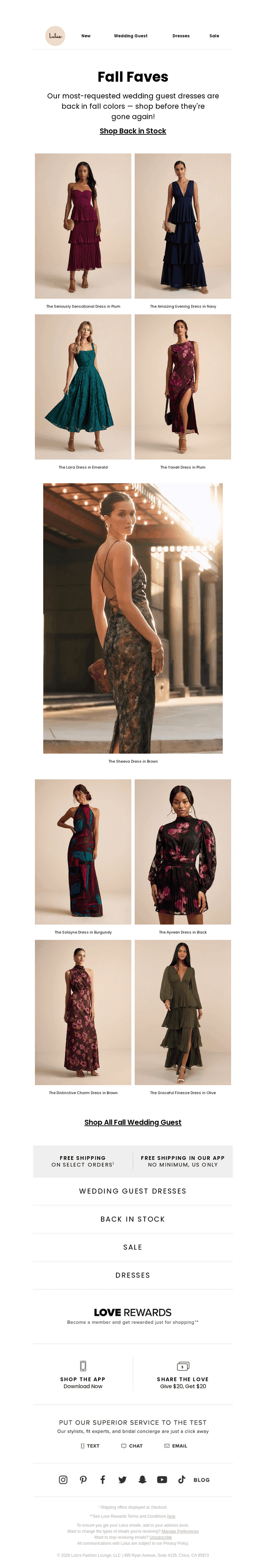 YOUR EVENT DRESS RESTOCK ALERT 😍