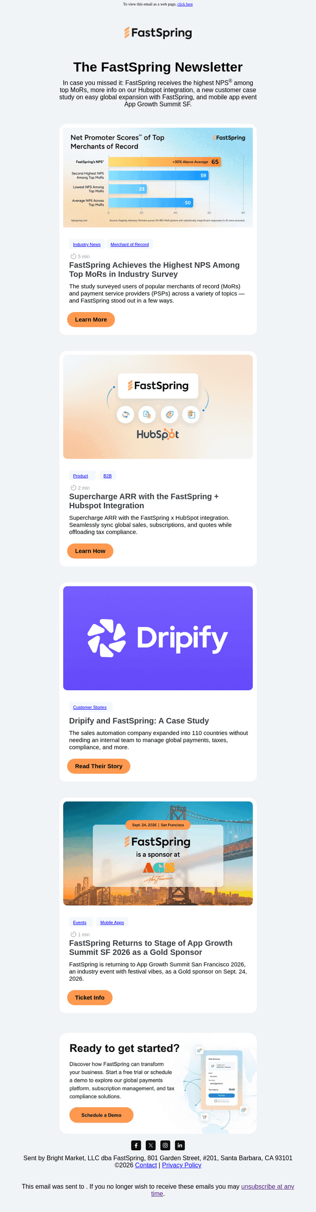 FastSpring email from Thu, Sep 10, 2026