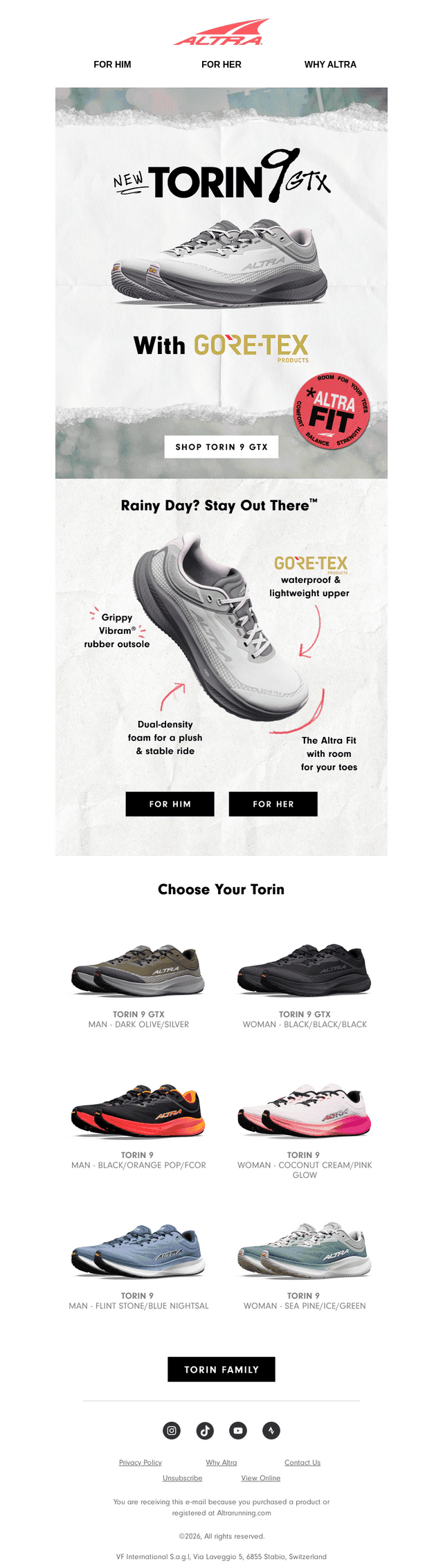Altra Running email from Thu, Sep 10, 2026