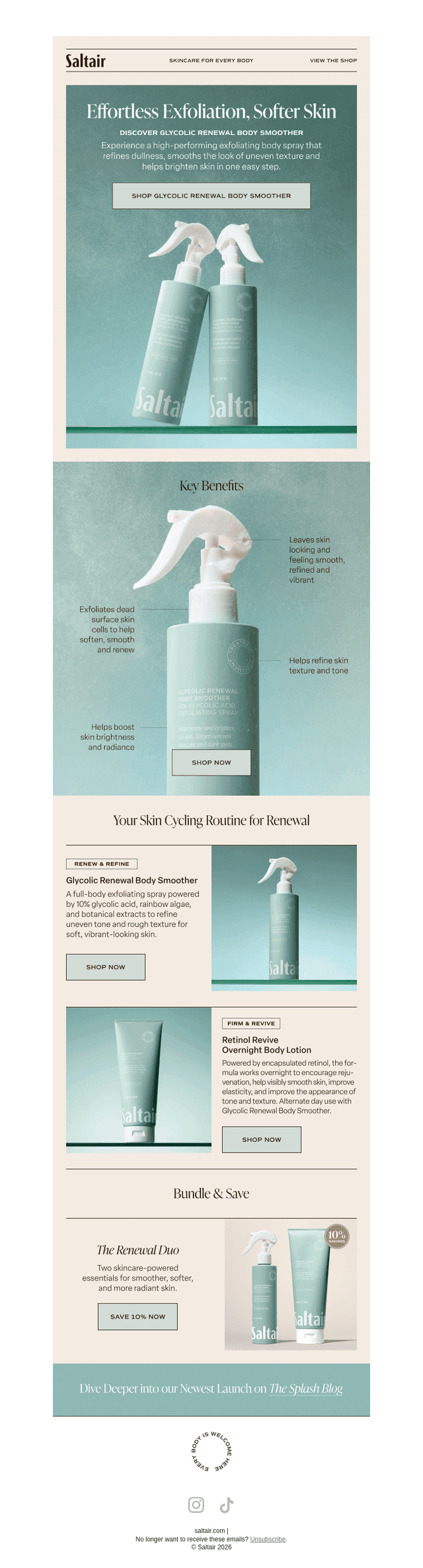 Effortless Exfoliation, Softer Skin