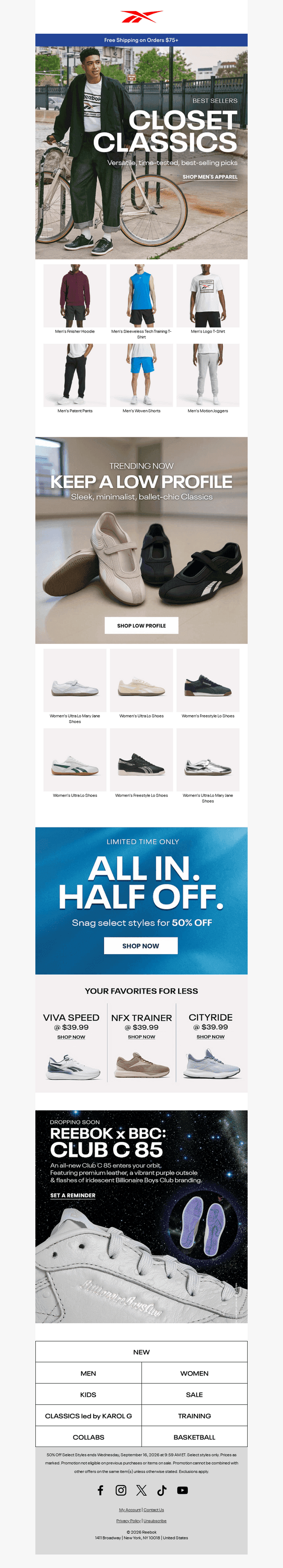 BEST-SELLING CLOSET CLASSICS