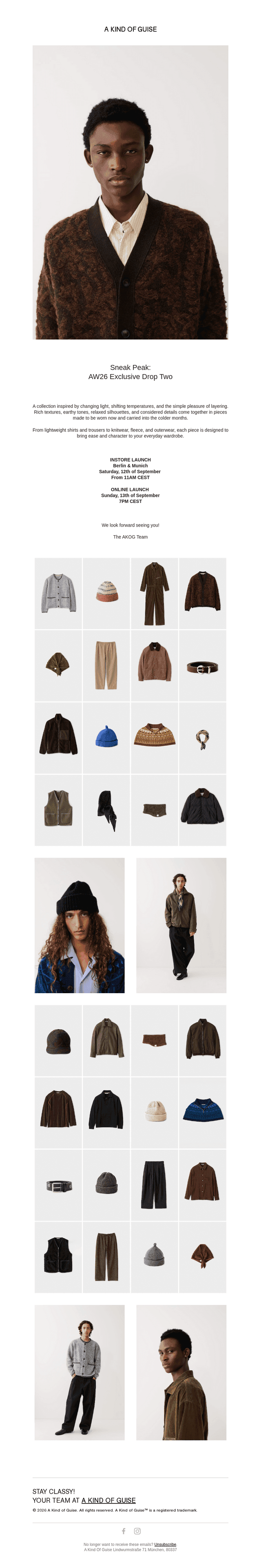 This weekend: AW26 Exclusive Drop Two