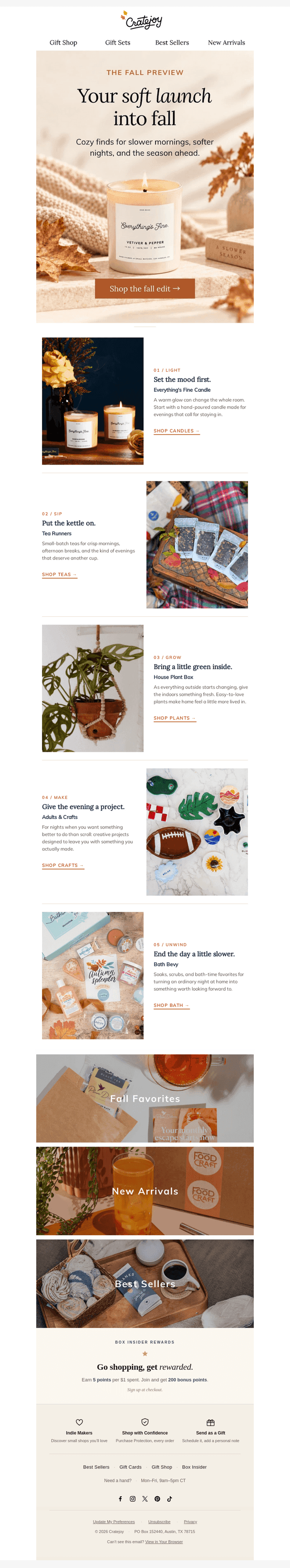 Cratejoy email from Thu, Sep 10, 2026