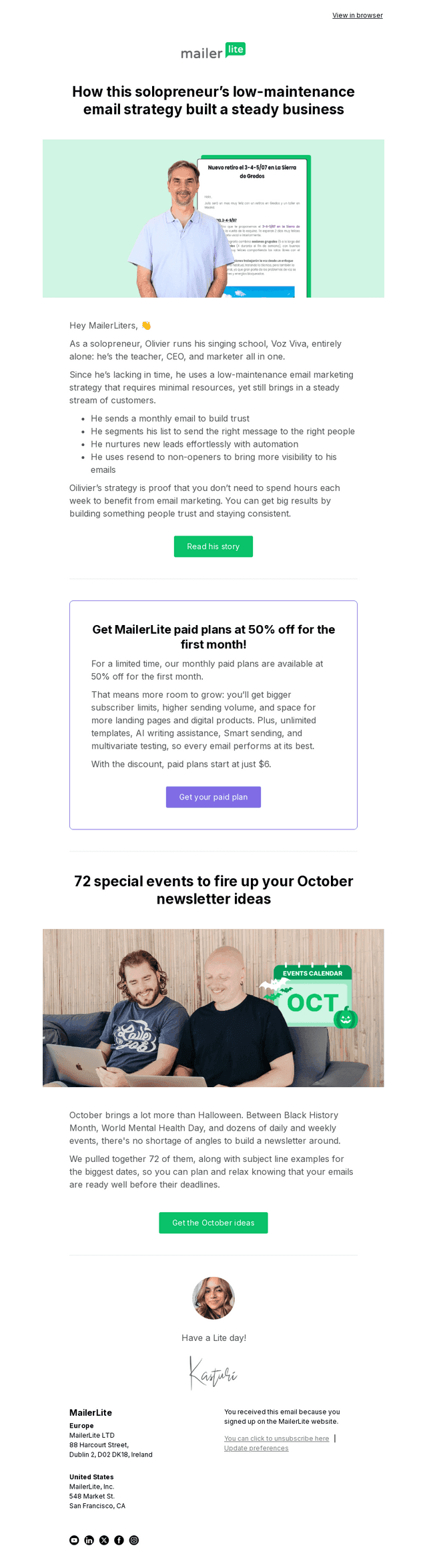 How simple strategies get steady clients