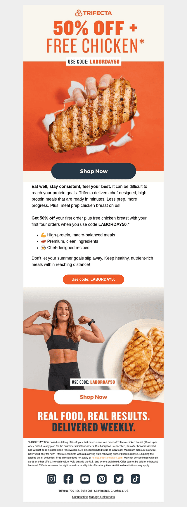 Protein at your fingertips + 50% off! 👉