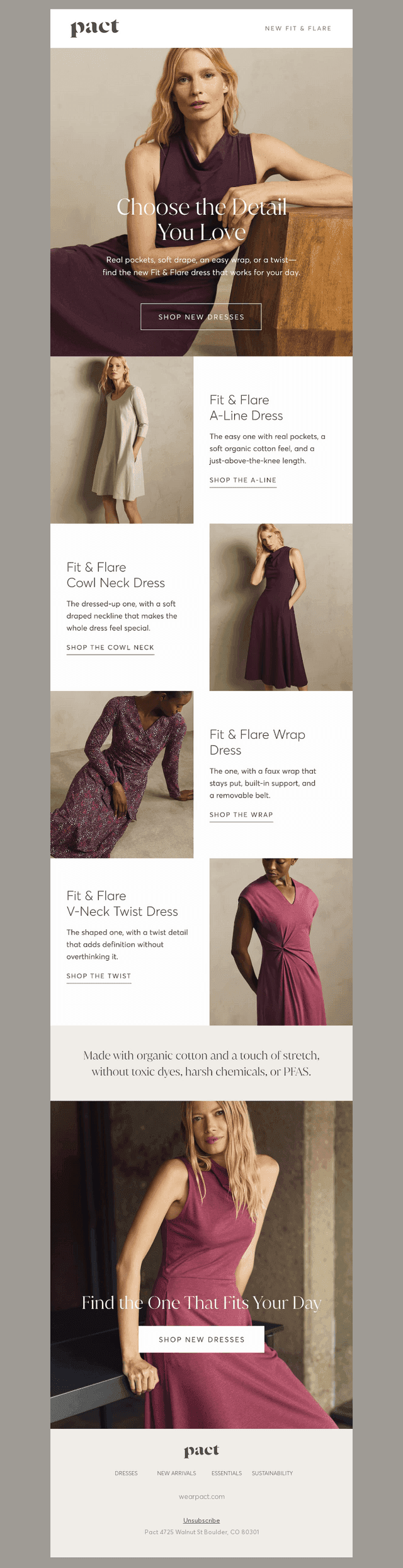 Find Your Fit & Flare