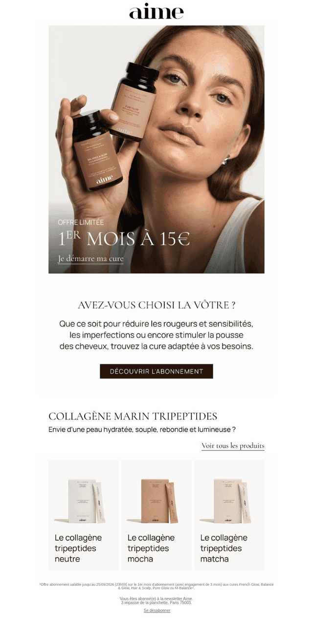 Offre limitée : votre 1er mois à 15€