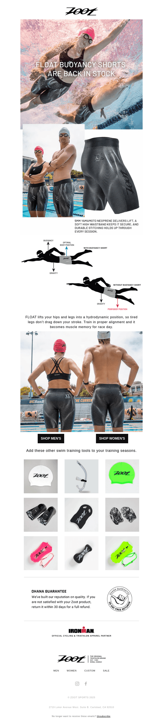 Zoot Sports email from Fri, Sep 11, 2026