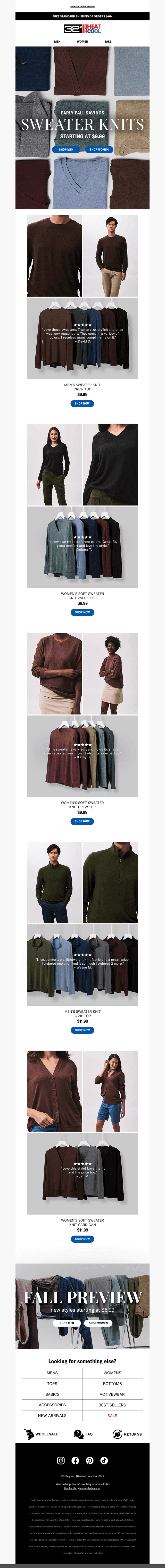 [EARLY ACCESS] Shop $9.99+ Fall Sweaters Today!