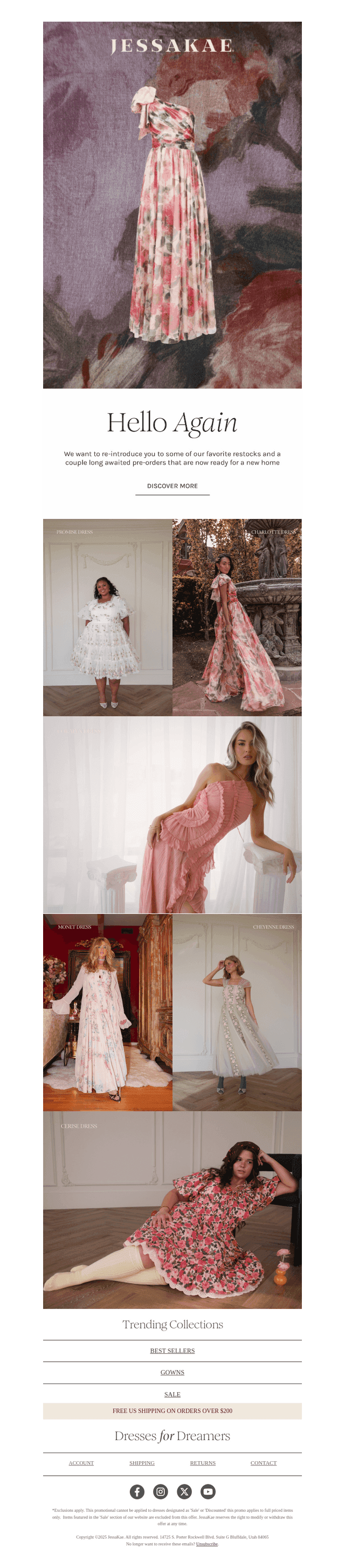 These dresses were worth the wait...