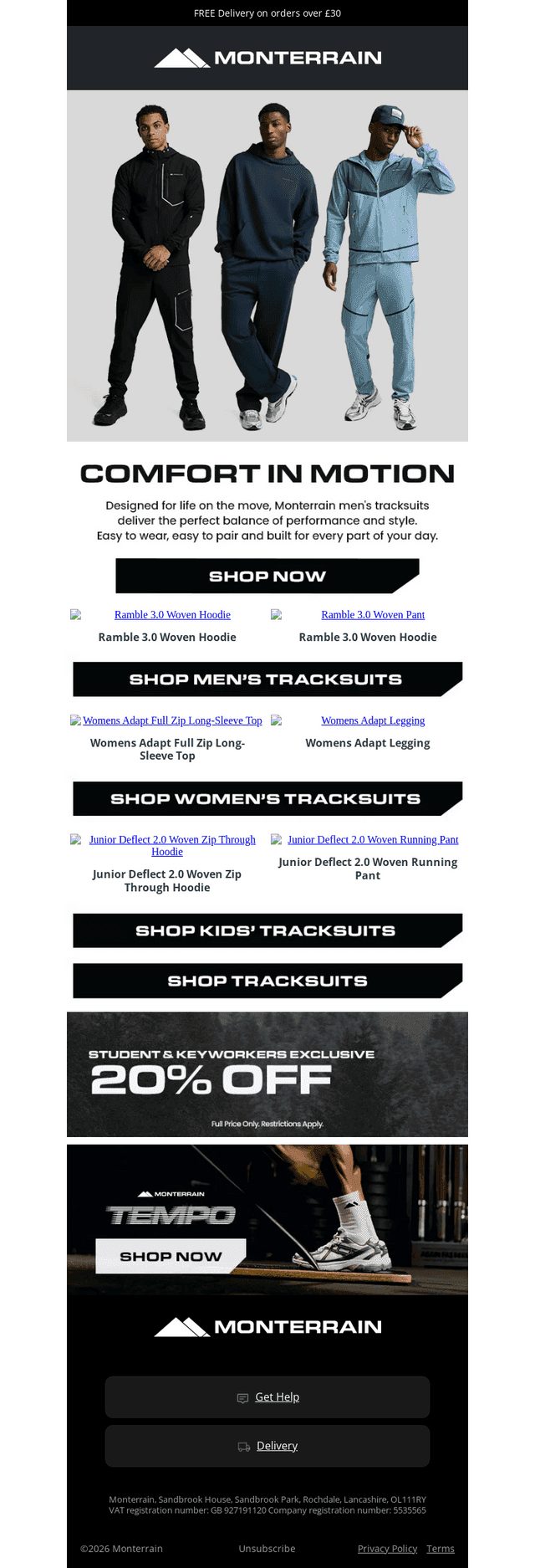 These tracksuits are going fast 👀