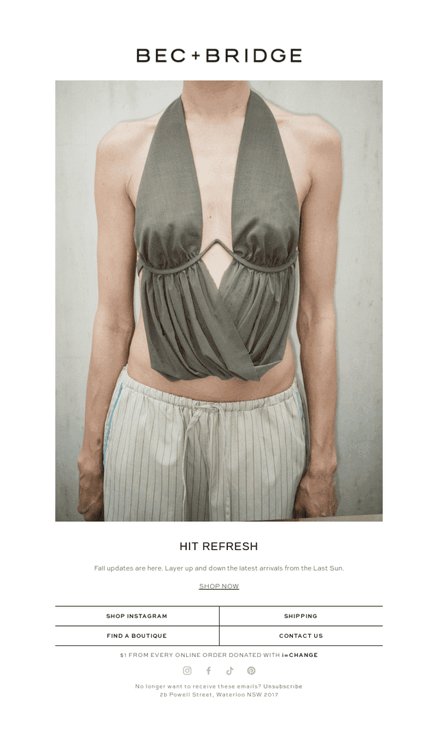 Hit refresh