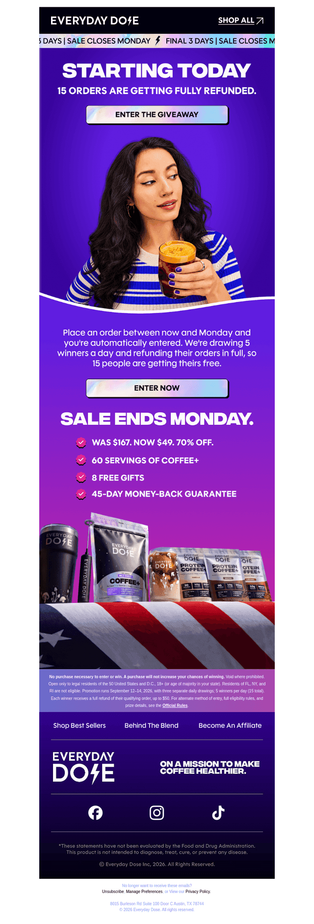Everyday Dose email from Sat, Sep 12, 2026