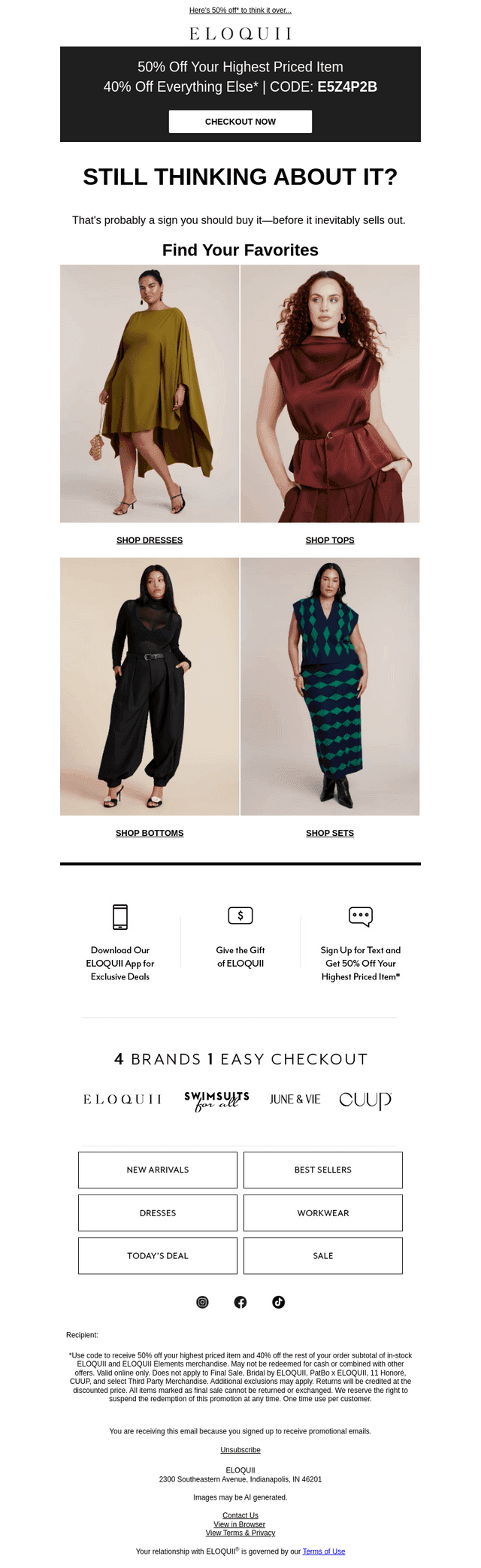 Don't wait...styles are selling FAST