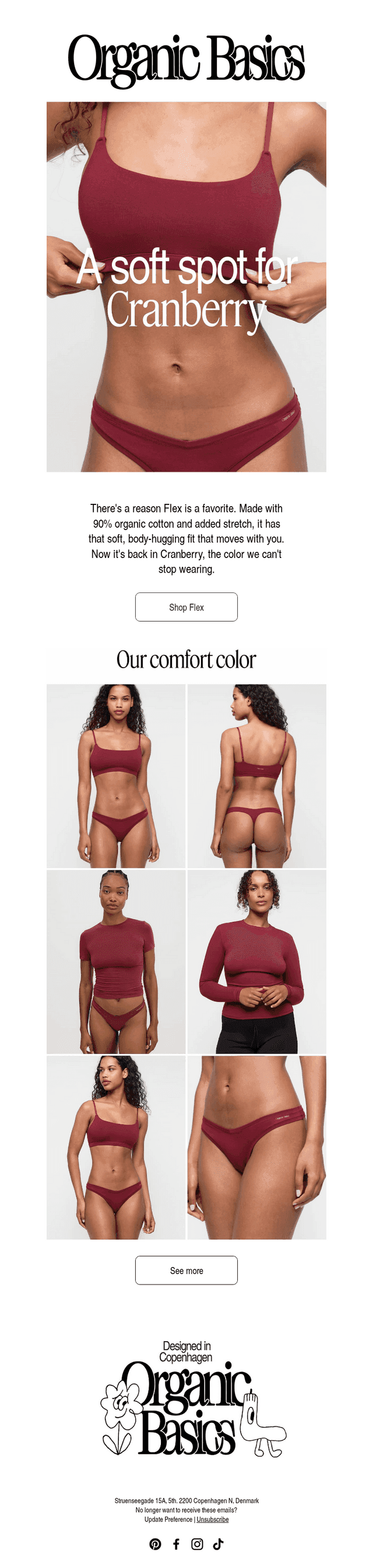 Your favorite Flex, now in Cranberry