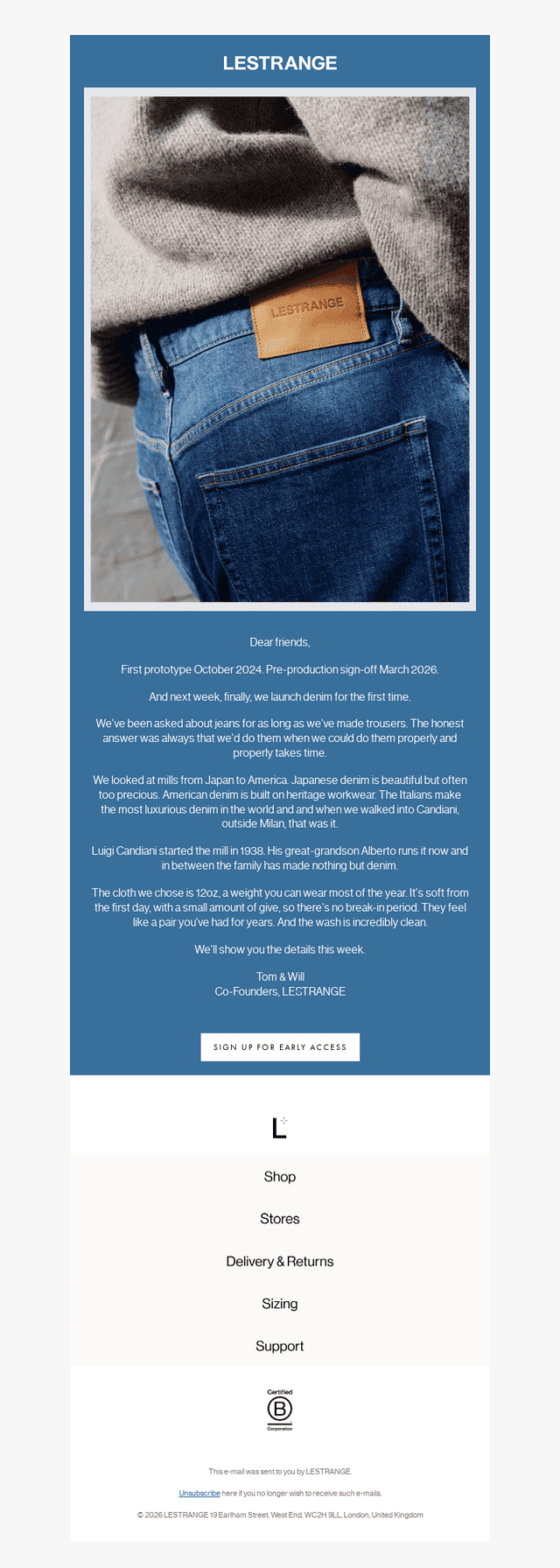 Jeans. Finally.