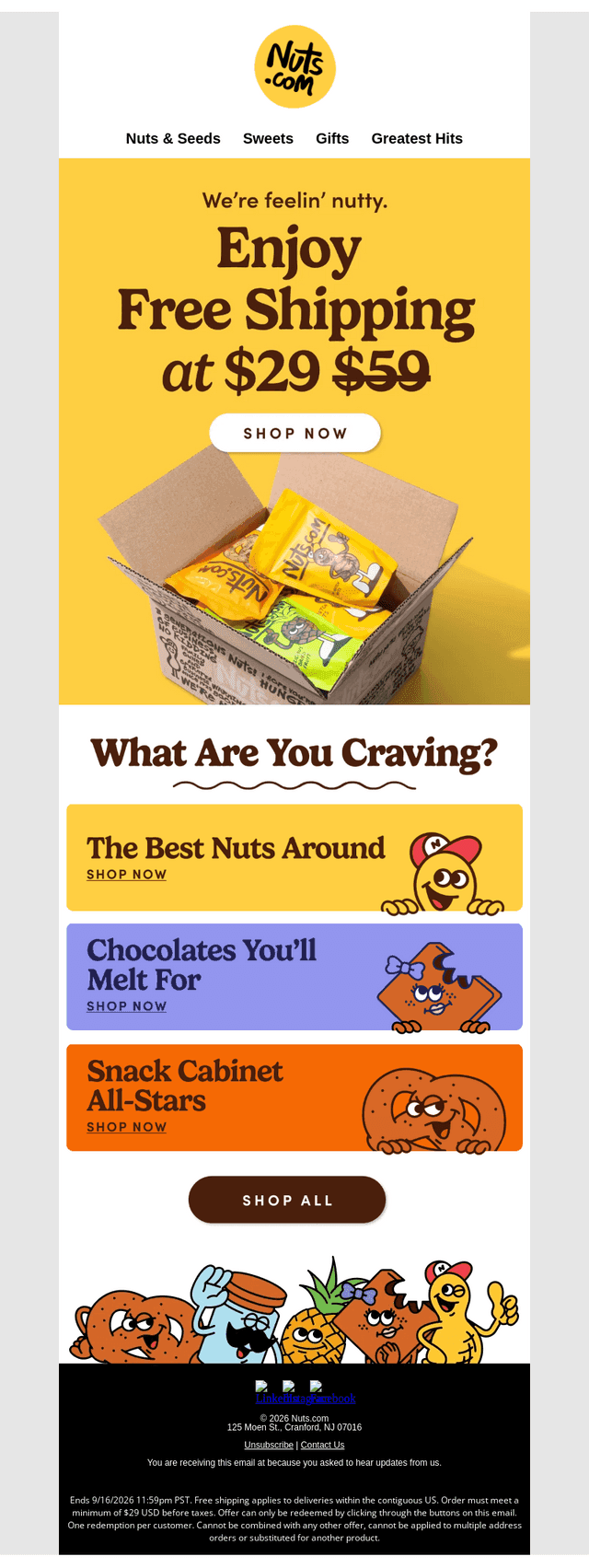 Spend $29 → $0 shipping