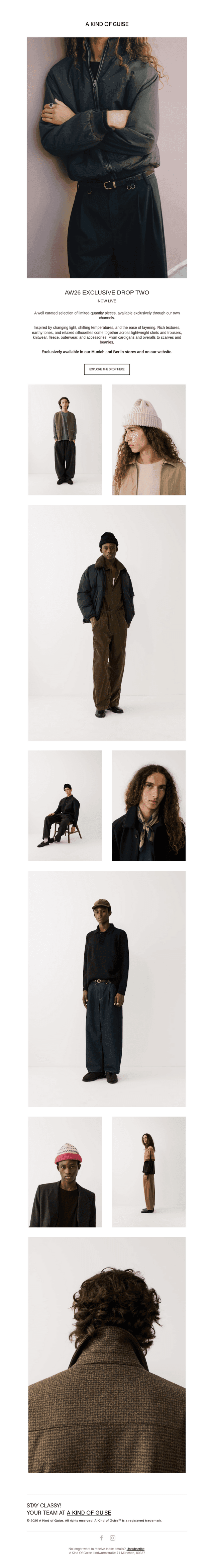 NOW LIVE: AW26 Exclusive Drop #2