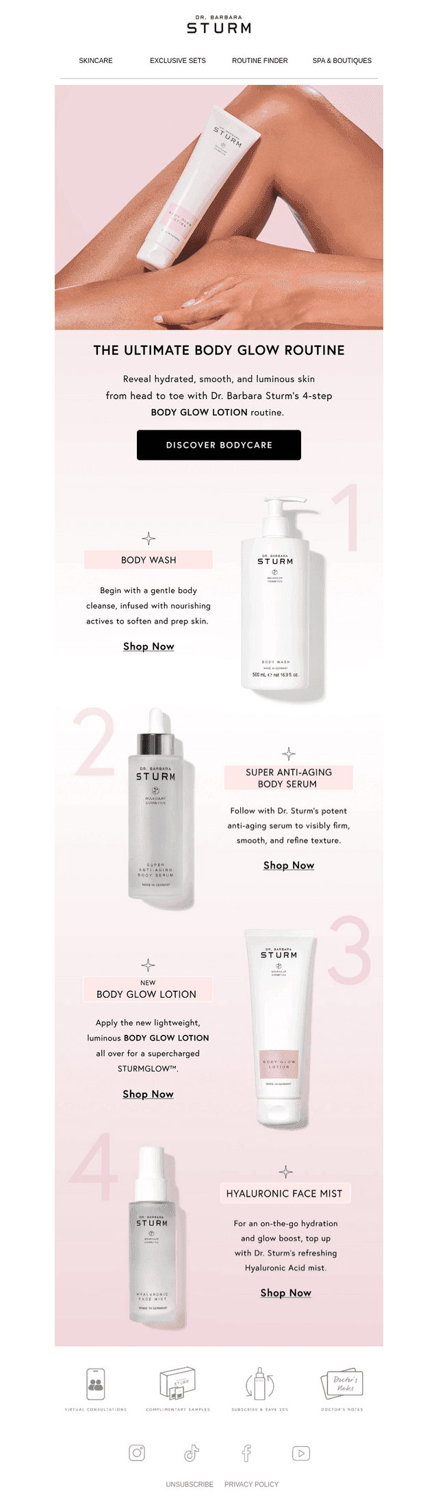 New: Body Glow Lotion Routine 💖
