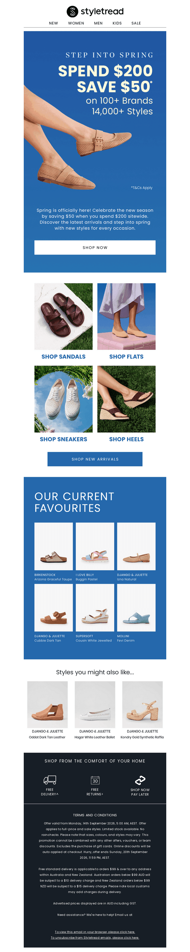 Styletread email from Sun, Sep 13, 2026