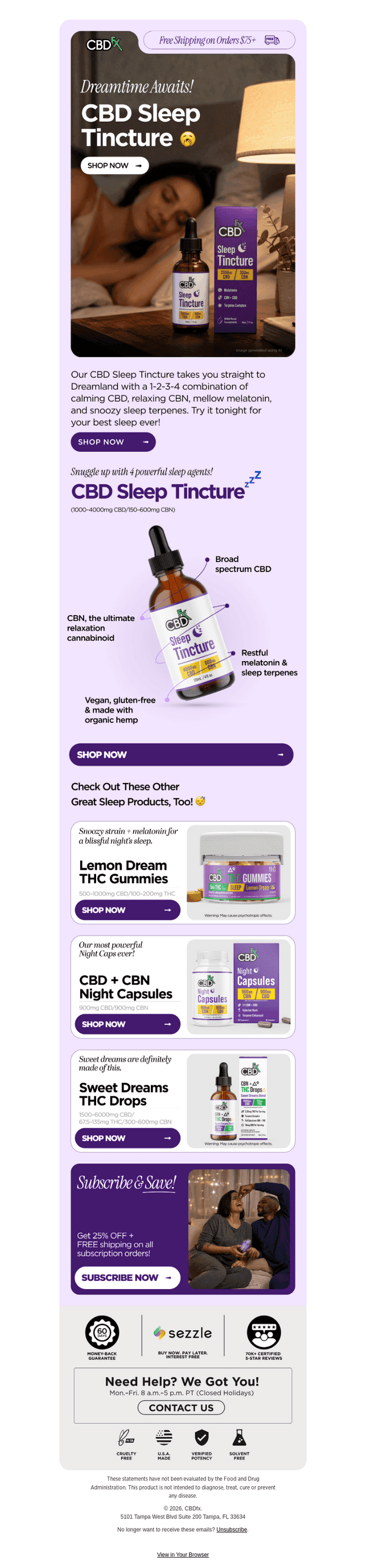 Four sleep agents in one bottle 😴