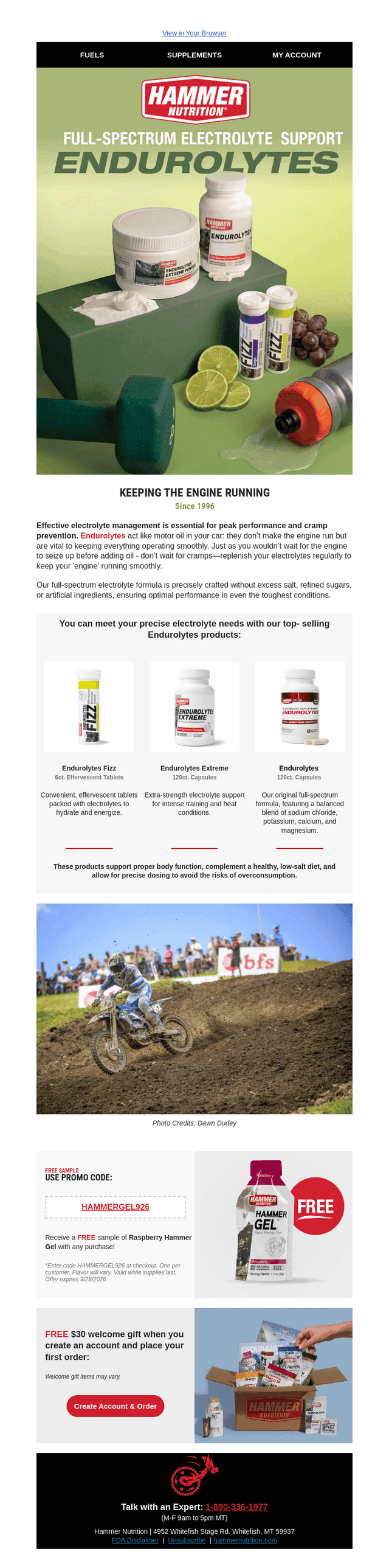 Full spectrum electrolytes since 1996