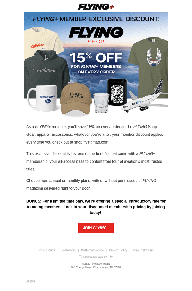 Flying Magazine email from Mon, Sep 14, 2026
