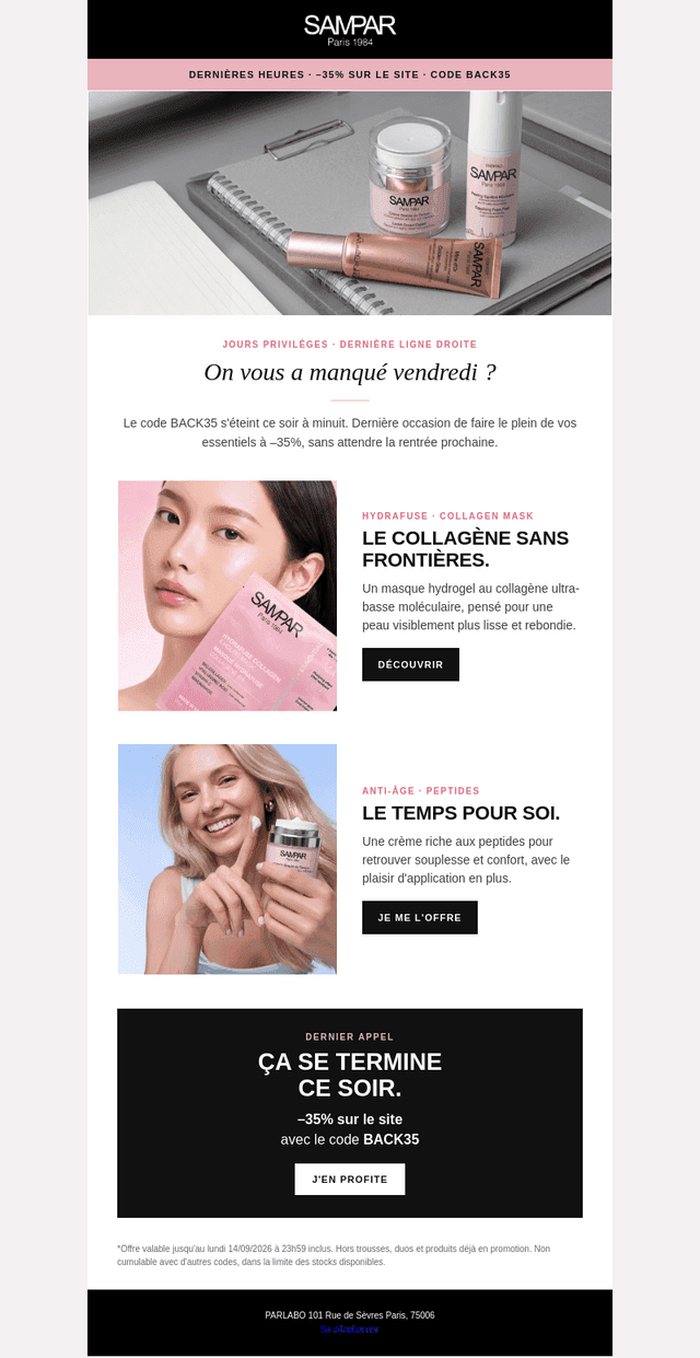 On vous a manqué vendredi ?