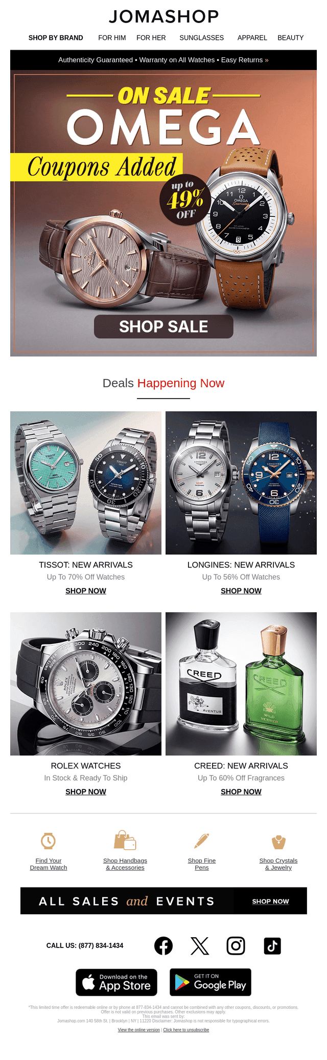 OMEGA WATCHES: FOR YOU!