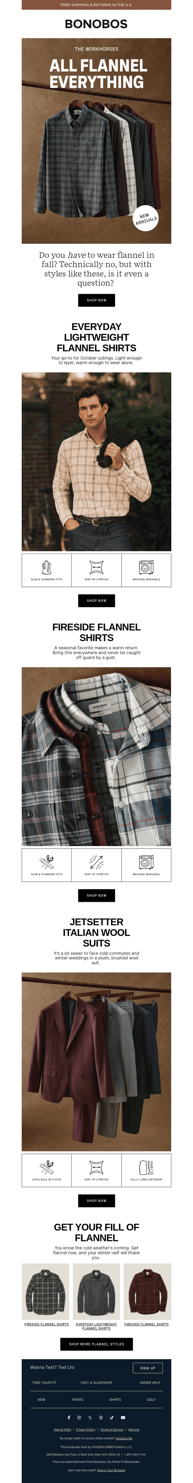The First Flannel Drop of Fall