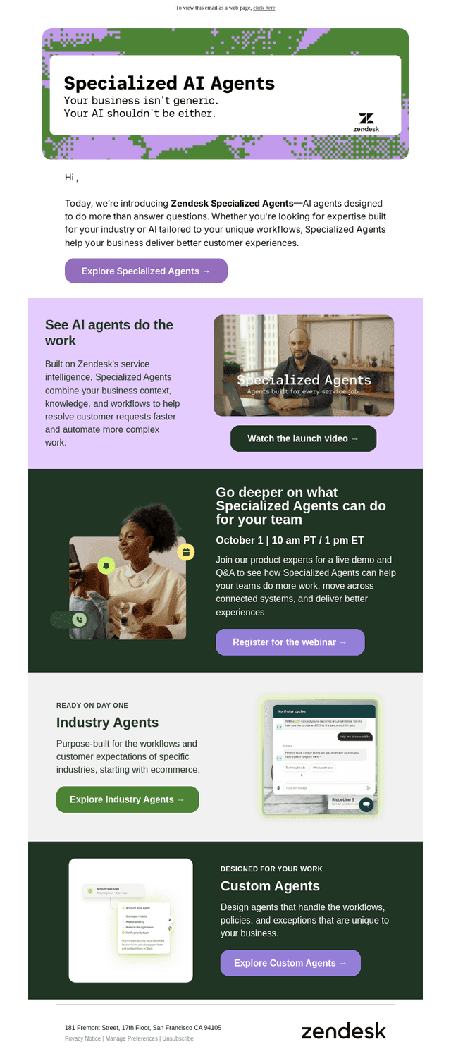 , we just built an agent for you