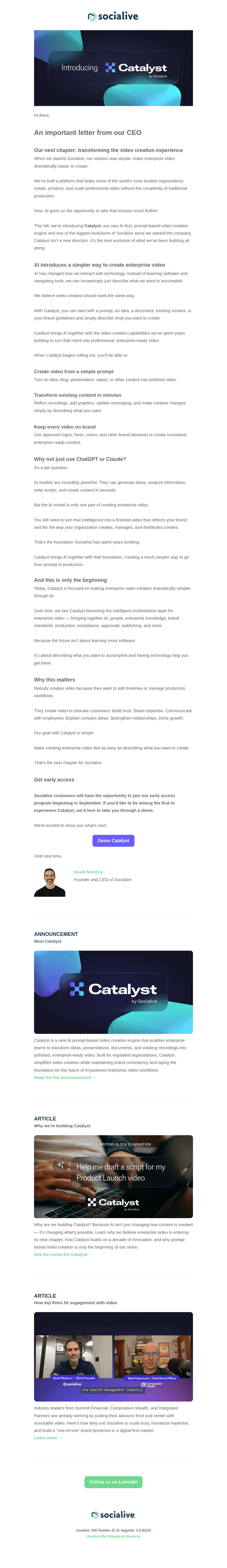 Socialive email from Mon, Sep 14, 2026
